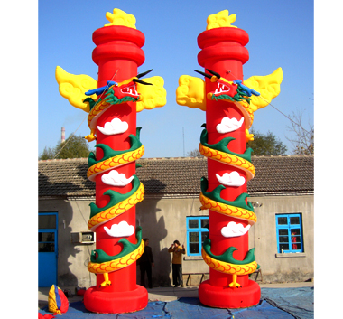内蒙古双龙灯笼柱